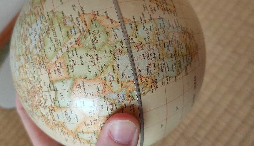 激レア 自動で回る地球儀