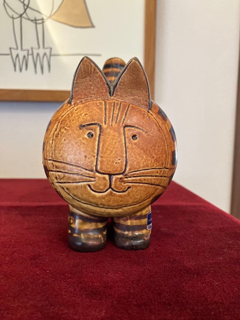 リサラーソン JURA ネコ ヴィンテージ グスタフスベリ　猫　工芸品　置物