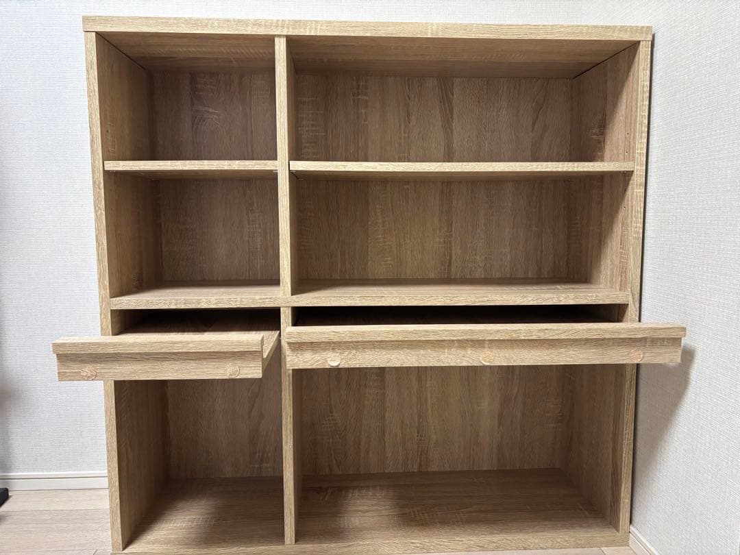 本棚 棚 収納棚 ディスプレイラック 木目調　オーク（最終値下げ）