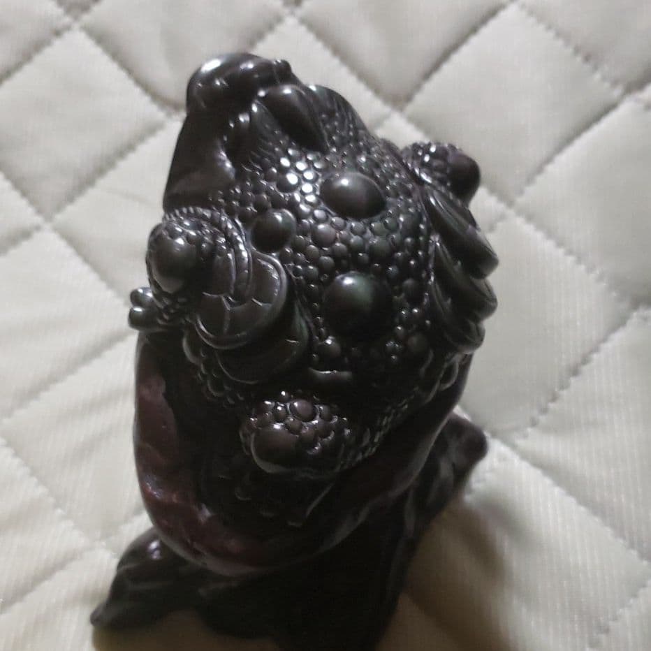 黒曜石三本脚錢蛙