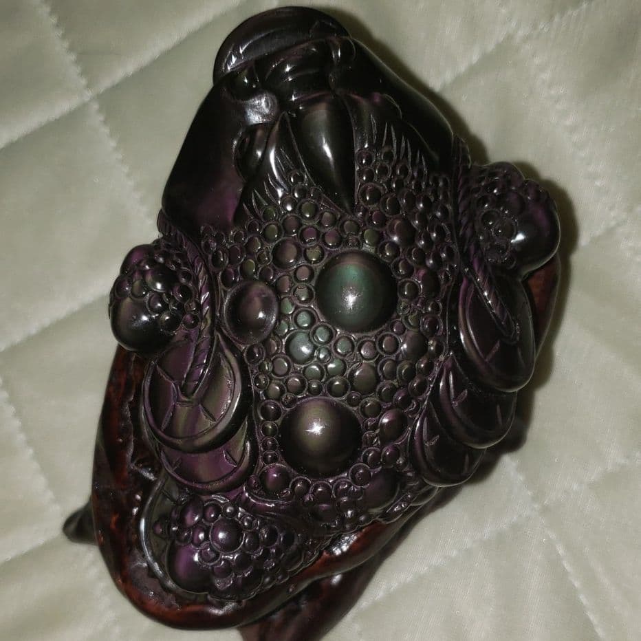 黒曜石三本脚錢蛙