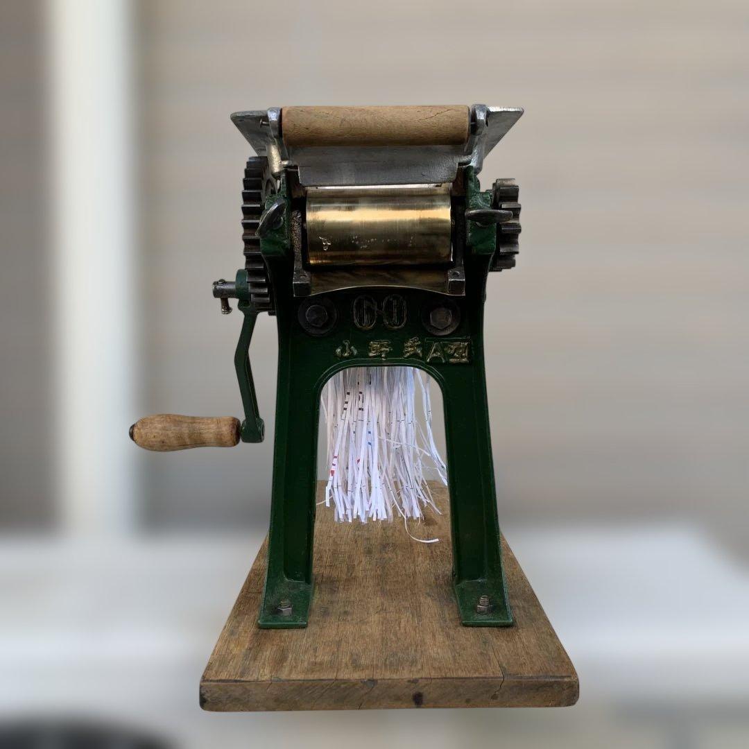 製麺機　小野式　切り刃2mm 現状品