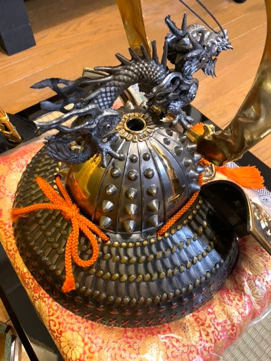 五月人形 龍虎出世兜