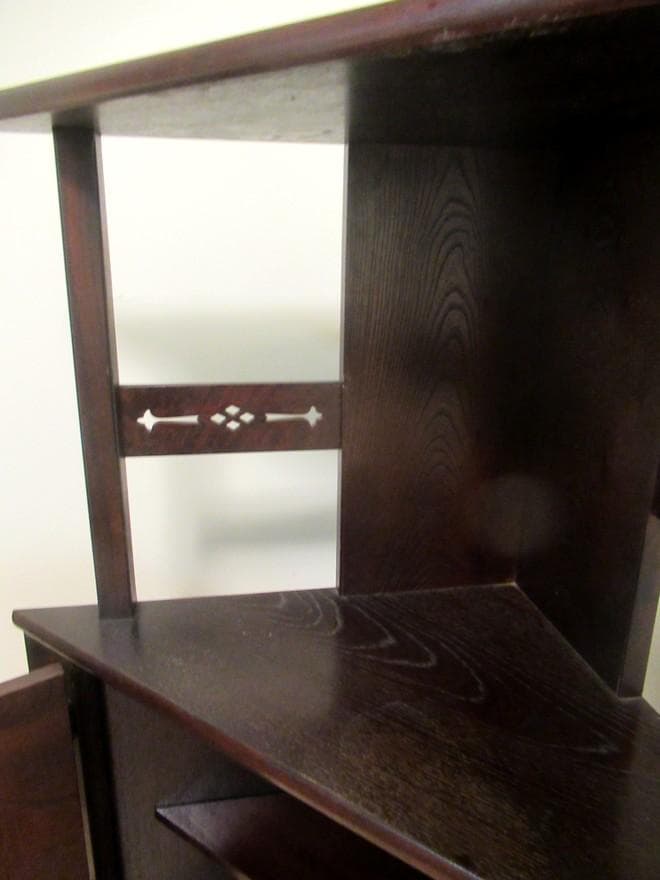 コーナーシェルフ 時代箪笥 和家具 民芸家具 アンティーク 飾り棚 送料込