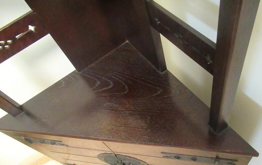 コーナーシェルフ 時代箪笥 和家具 民芸家具 アンティーク 飾り棚 送料込