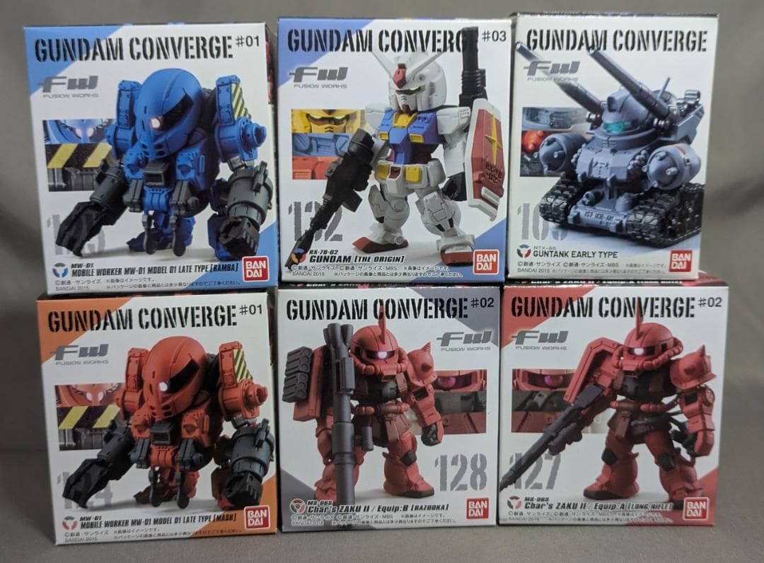 まとめ割 origin系 6種セット ガンダム コンバージ [匿名発送]