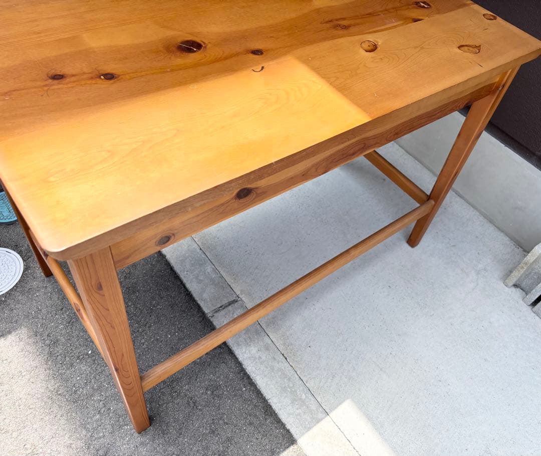 【送料込み】高級家具 コスガ KOSUGA 学習机 天然木 カントリーまゆ