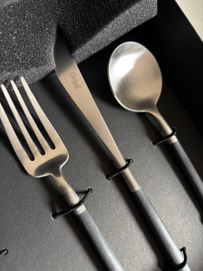 【新品未使用】Cutipol/クチポール デザート6本セット(ブラックボックス)