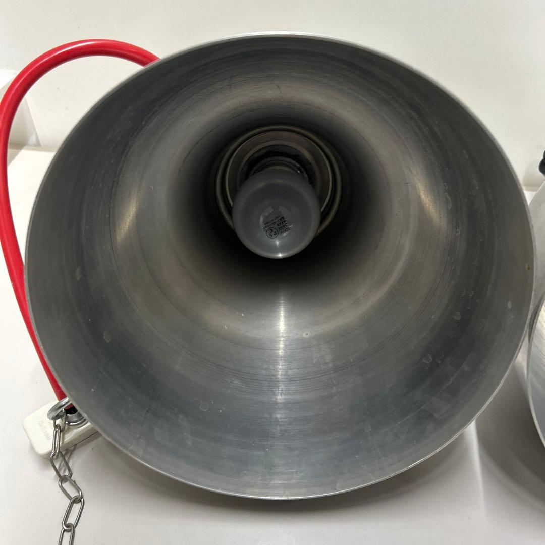 工業用 ペンダントライト ランプシェード 昭和レトロ 工場灯 3個セット