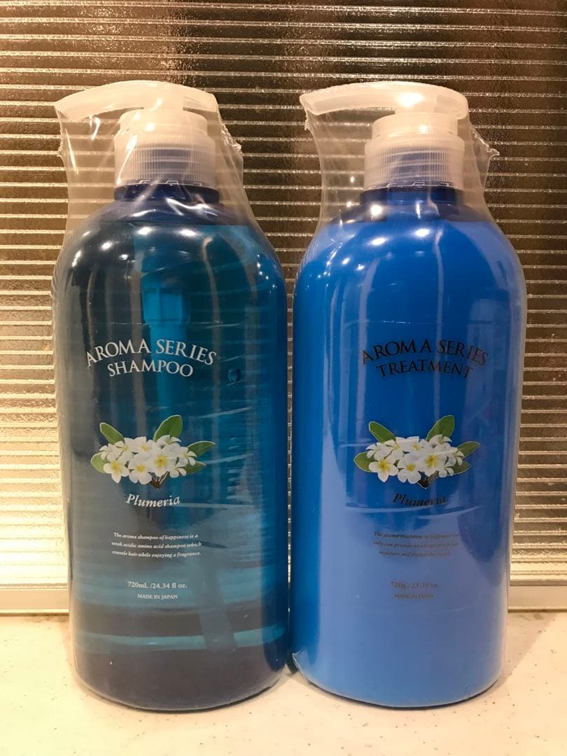 ハピネス アロマシャンプー＆トリートメントセット プルメリア - メルカリ