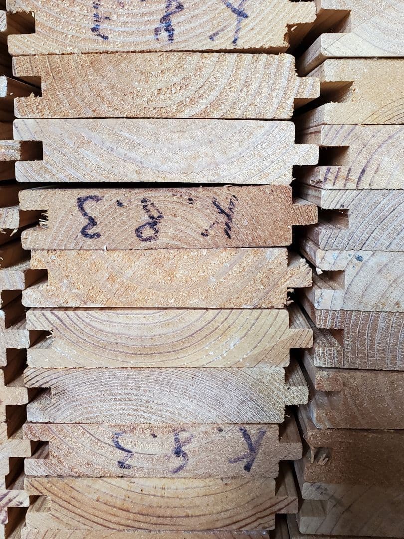 国産桧 DIY インテリア 壁板 床材 足場板 加工済み60枚