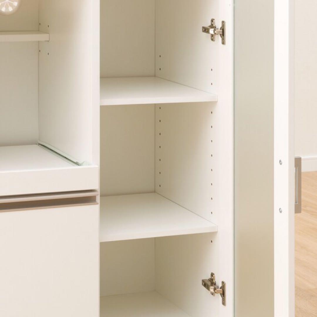 【最終値下】レンジボード 可動棚付き【美品】