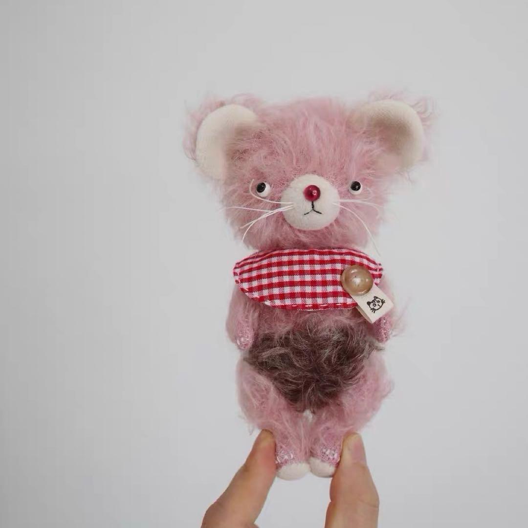甘苺仔鼠 アーティストベア 海外作家様 ハンドメイド テディベア ぬいぐるみ