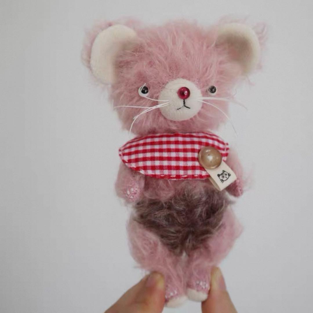 甘苺仔鼠 アーティストベア 海外作家様 ハンドメイド テディベア ぬいぐるみ