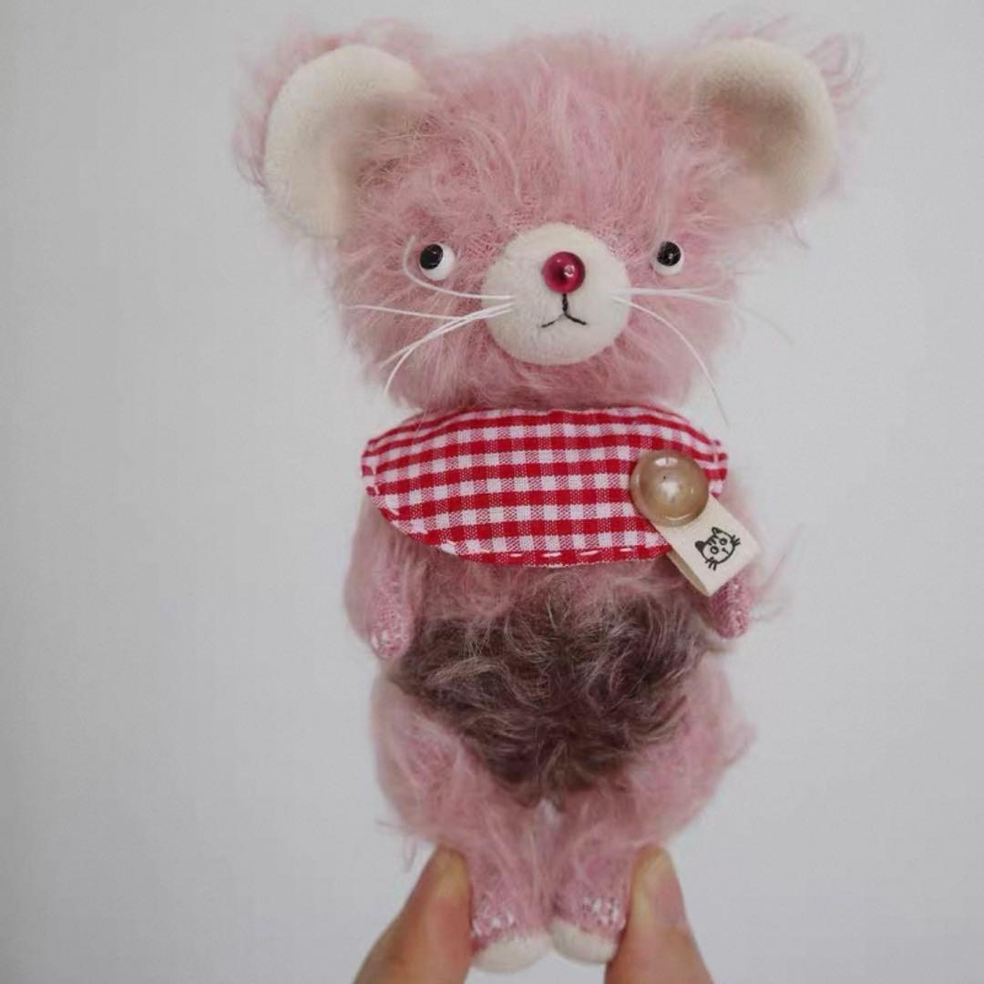 甘苺仔鼠 アーティストベア 海外作家様 ハンドメイド テディベア ぬいぐるみ