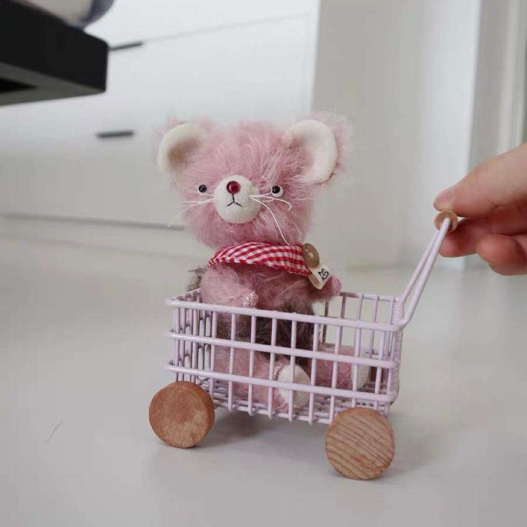 甘苺仔鼠 アーティストベア 海外作家様 ハンドメイド テディベア ぬいぐるみ