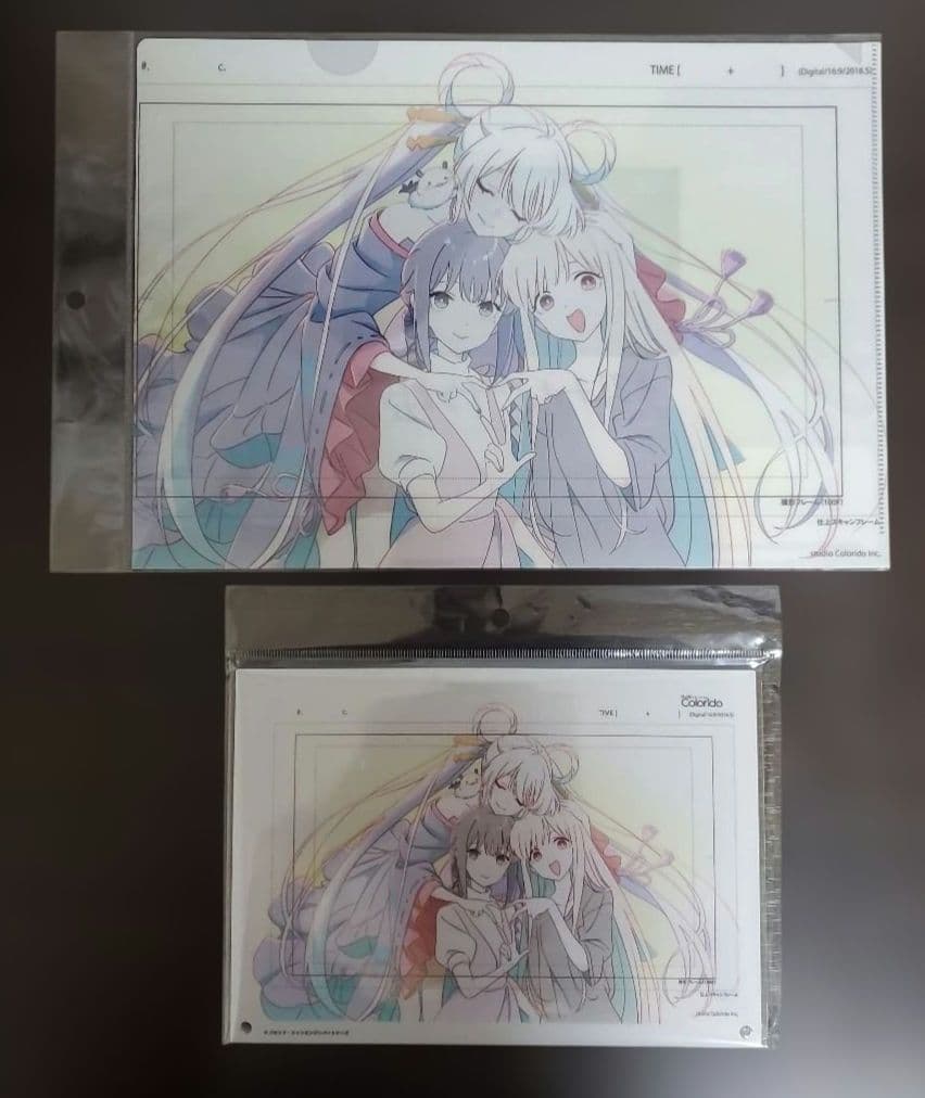 超かぐや姫！ ラフ原画アクリルパネル、クリアファイルセット - メルカリ