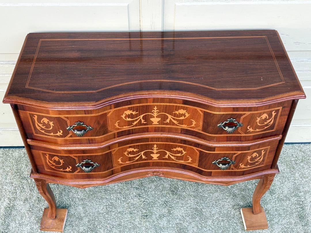 2段チェスト ヴェローナクラシック 猫脚 イタリア製 ヨーロピアン アンティーク