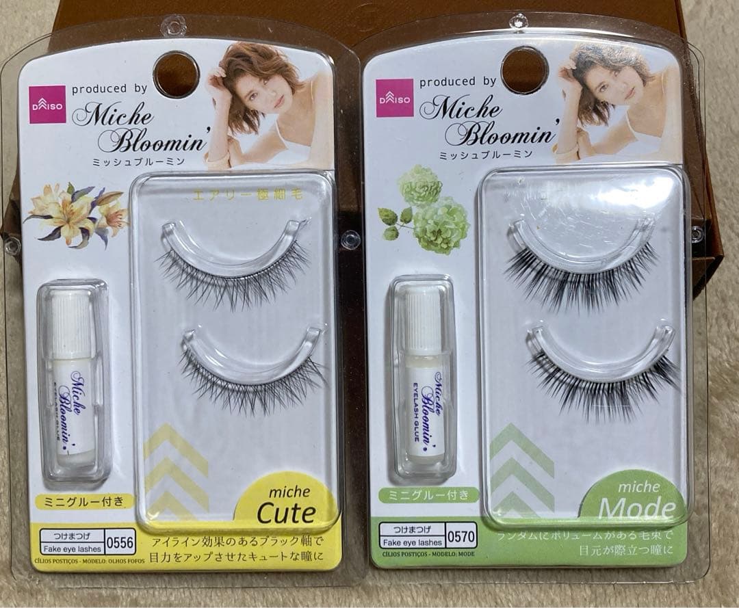 ダイソー つけまつげ ミッシュブルーミン アイラッシュ - メルカリ
