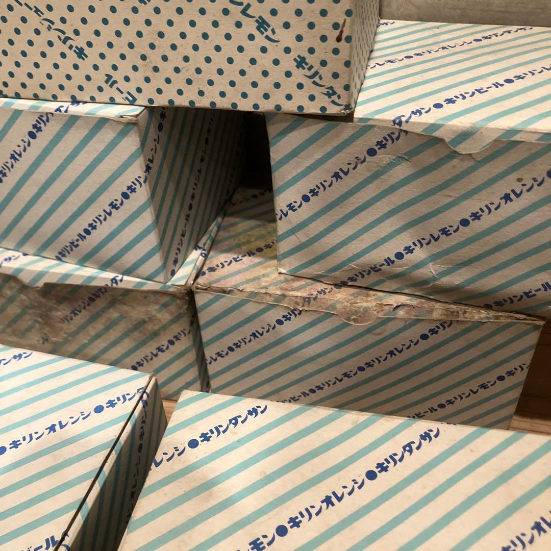 未使用品　グラス42個　7ケース　キリンビール　キリンレモン　昭和レトロ　販促品