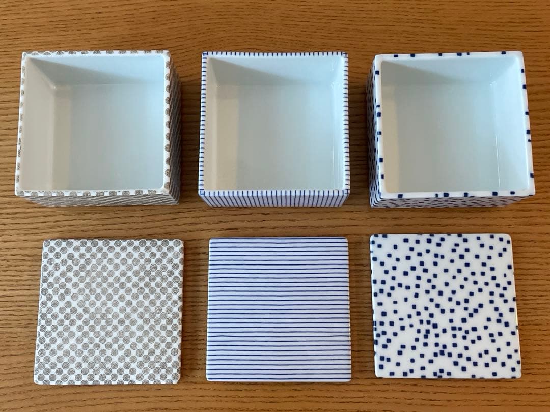 ３段重箱セット 蓋付き　scope TIME ＆ STYLE