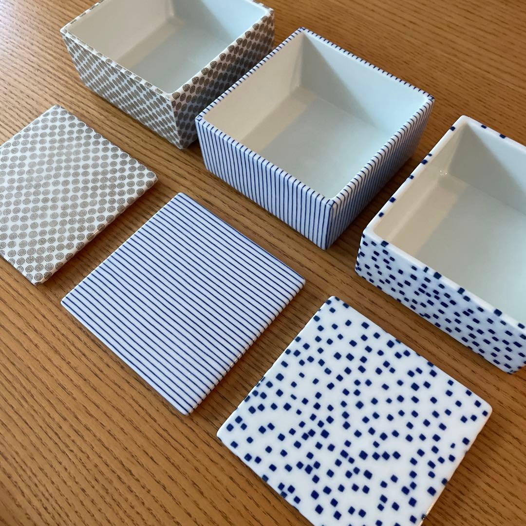 ３段重箱セット 蓋付き　scope TIME ＆ STYLE