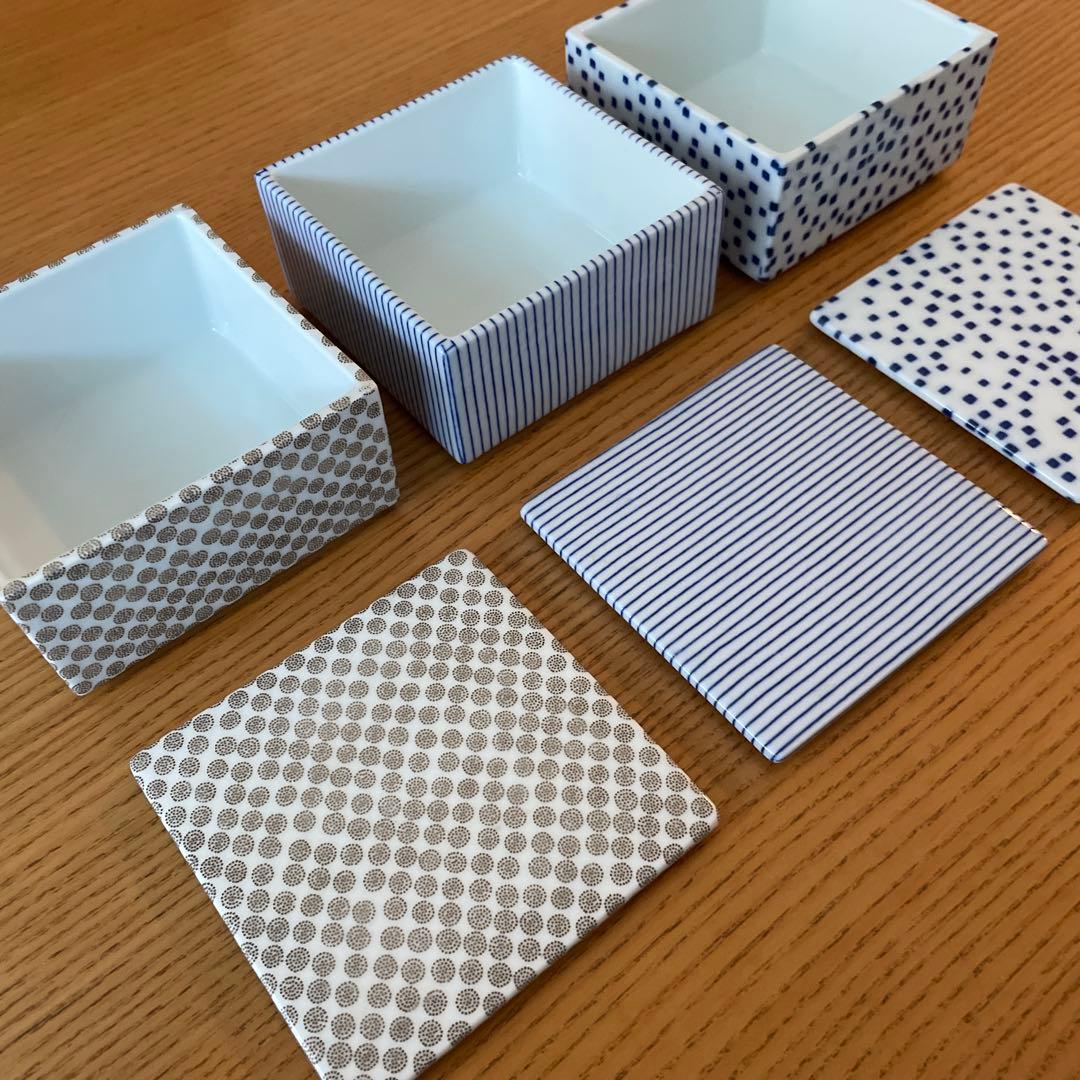 ３段重箱セット 蓋付き　scope TIME ＆ STYLE