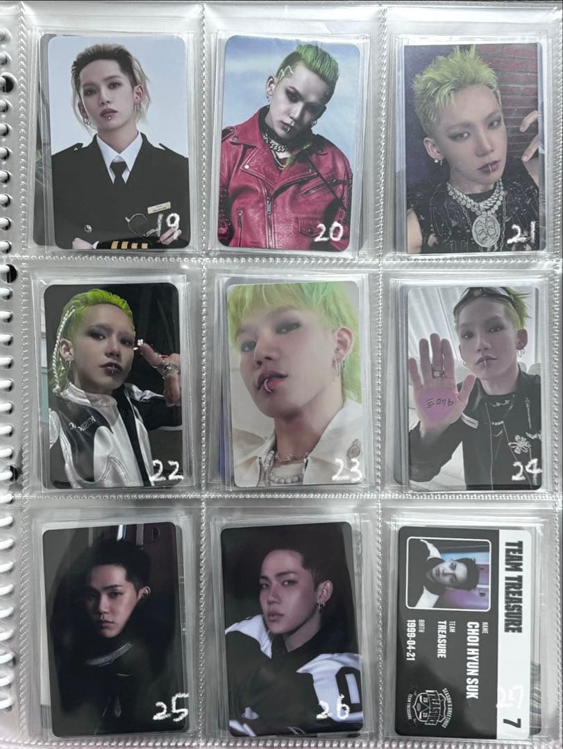 TREASURE トレカ まとめ売り ヒョンソク - メルカリ