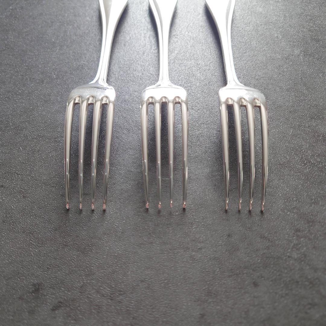 美品 希少 クリストフル アルビ デザートフォーク 3点