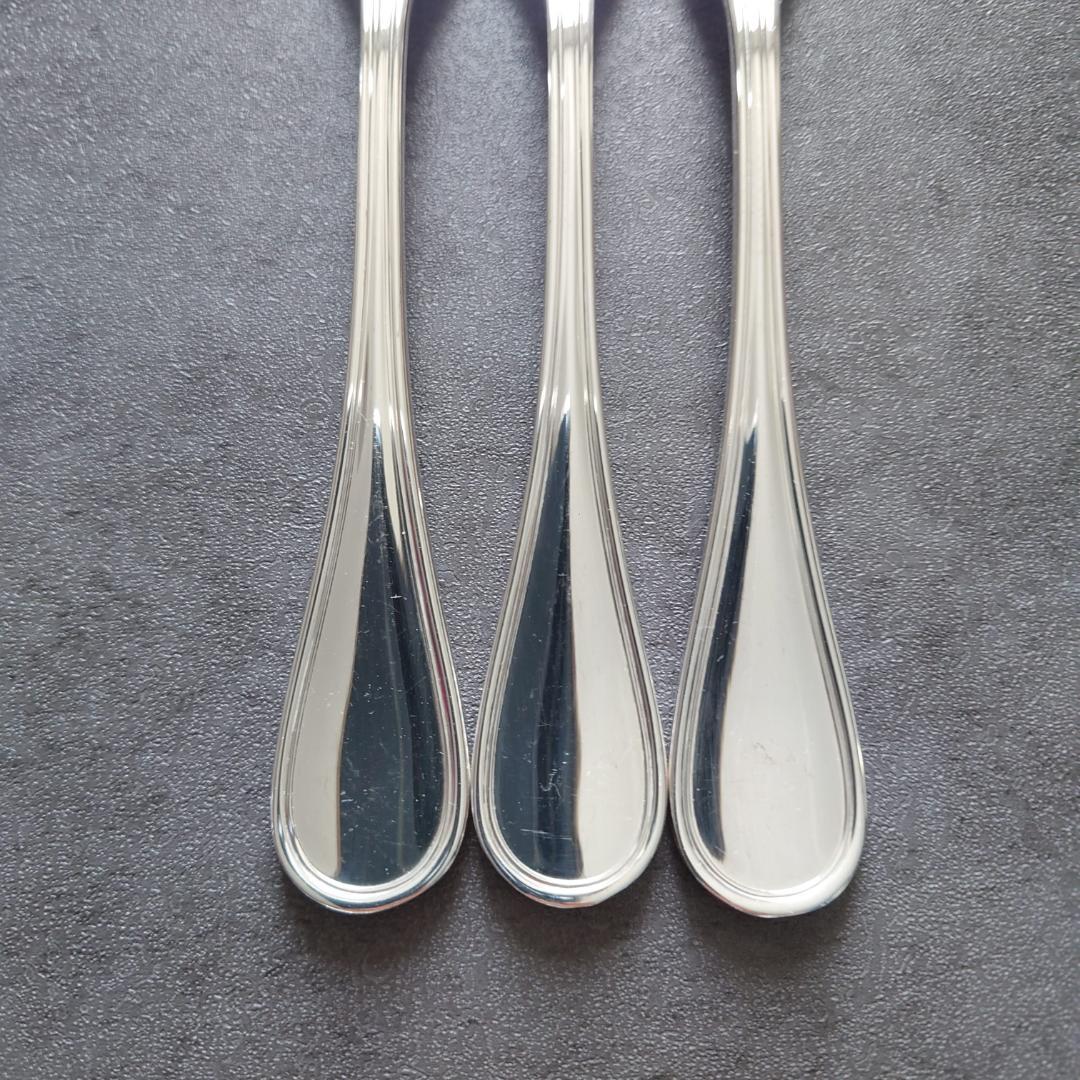 美品 希少 クリストフル アルビ デザートフォーク 3点