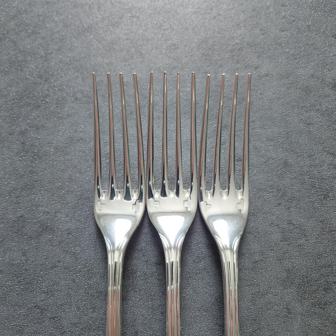 美品 希少 クリストフル アルビ デザートフォーク 3点