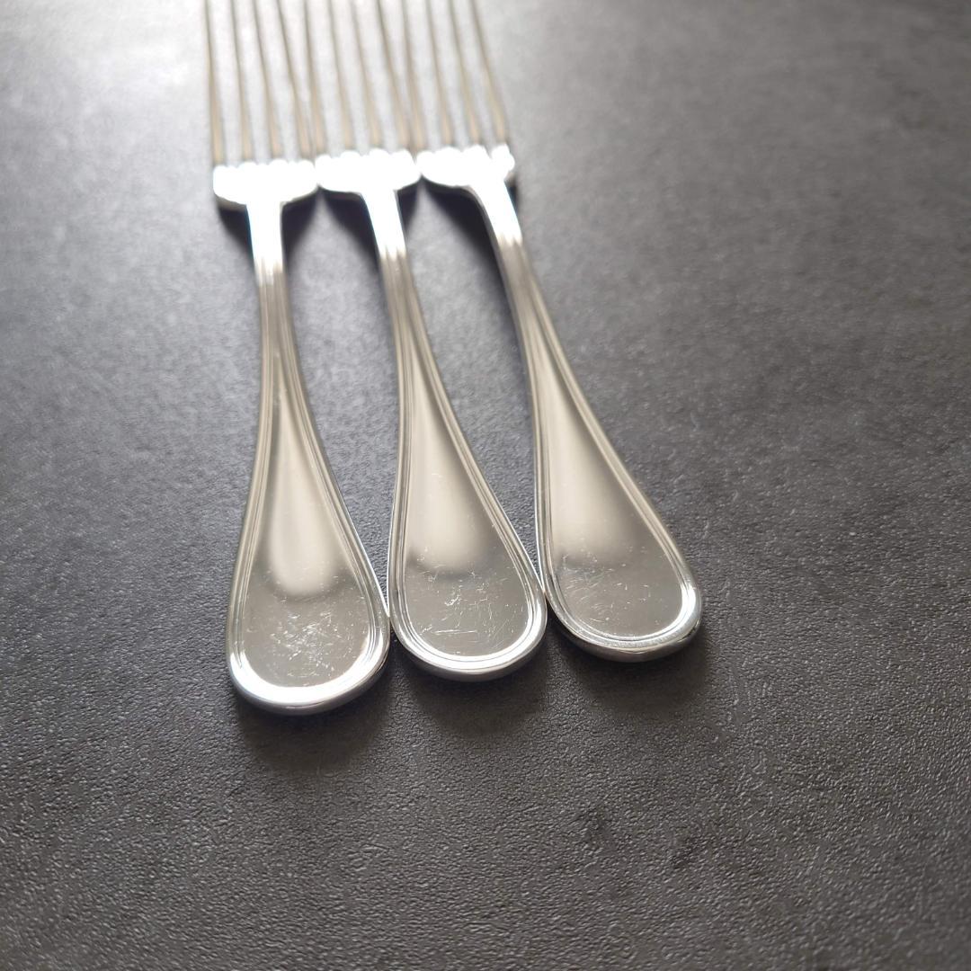 美品 希少 クリストフル アルビ デザートフォーク 3点