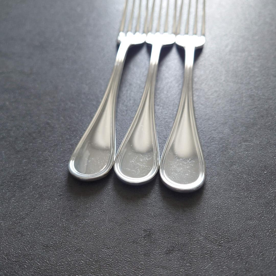 美品 希少 クリストフル アルビ デザートフォーク 3点