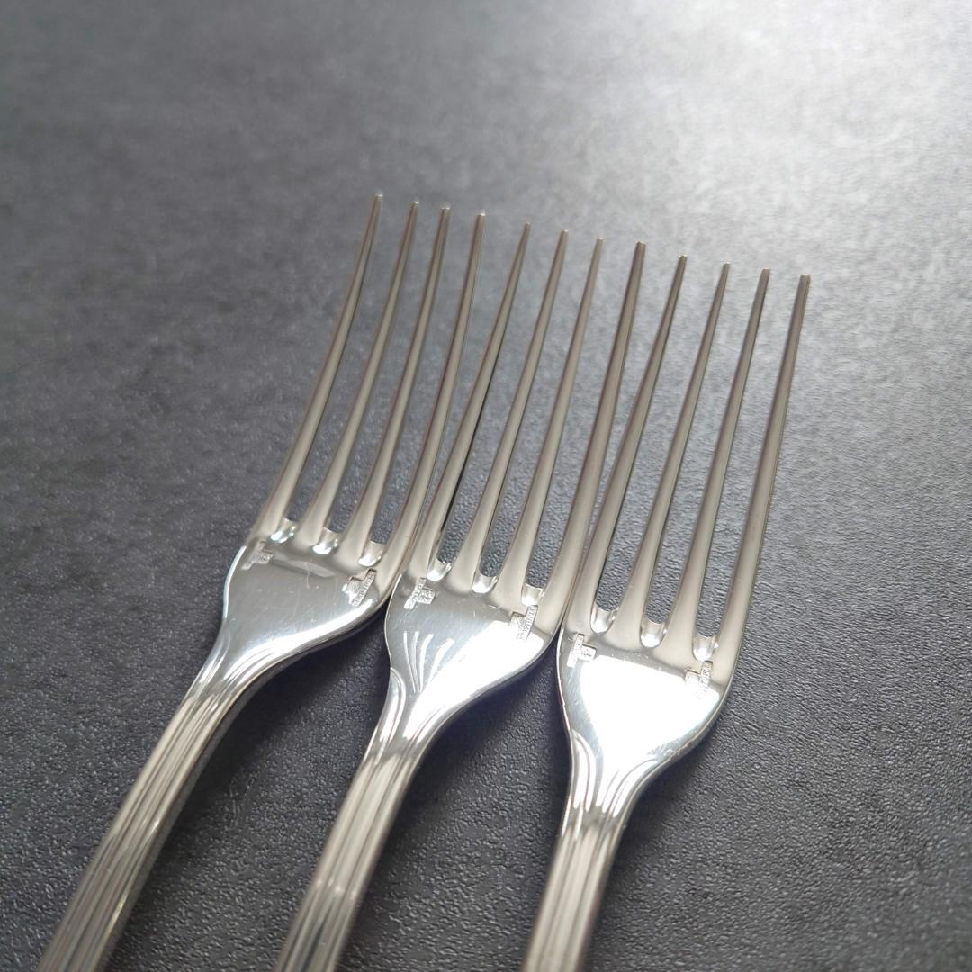 美品 希少 クリストフル アルビ デザートフォーク 3点