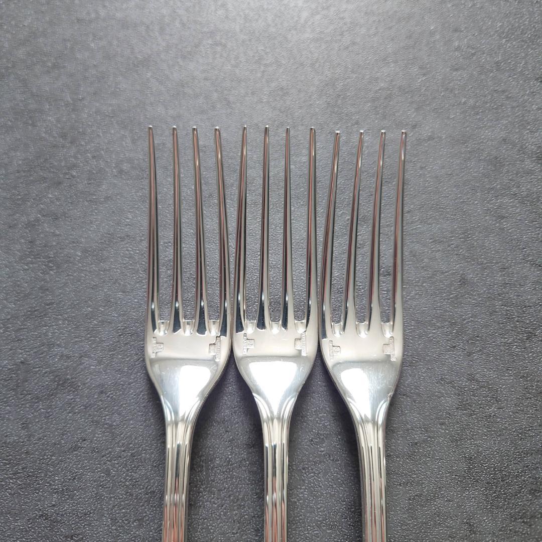美品 希少 クリストフル アルビ デザートフォーク 3点