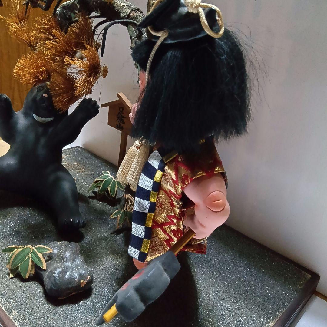 #昭和レトロ　金太郎 五月人形 　　　ケース無し　約65年前 　古い節句人形