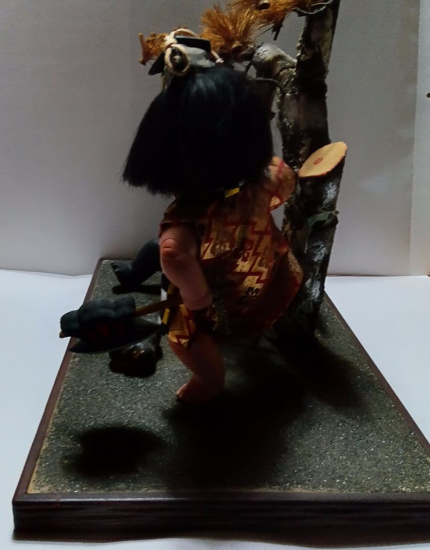 #昭和レトロ　金太郎 五月人形 　　　ケース無し　約65年前 　古い節句人形