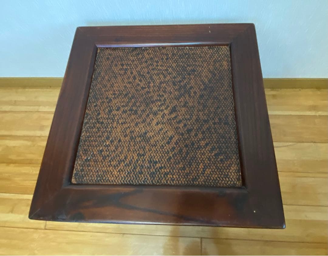 古民具　アンティーク　古材木製　珍しいデザイン。釘使わず素敵の花になります。