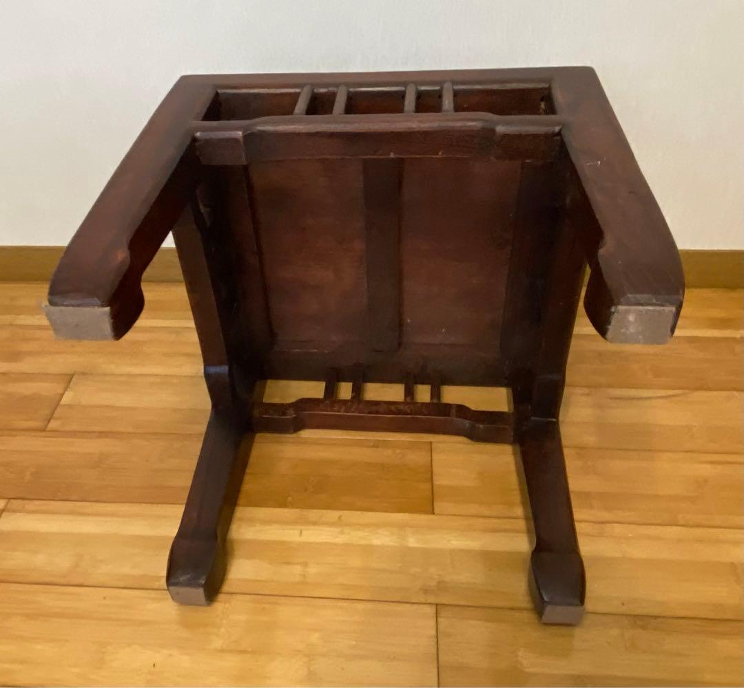 古民具　アンティーク　古材木製　珍しいデザイン。釘使わず素敵の花になります。