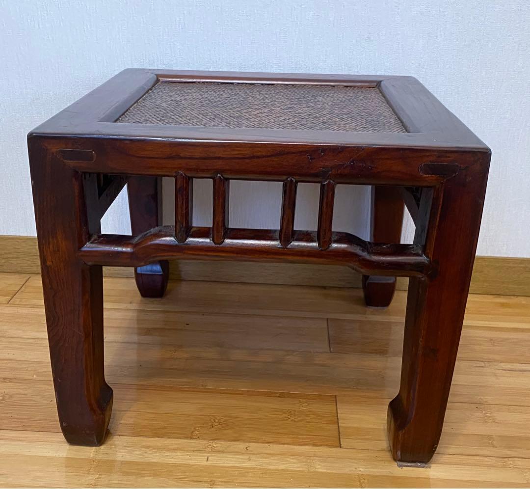 古民具　アンティーク　古材木製　珍しいデザイン。釘使わず素敵の花になります。