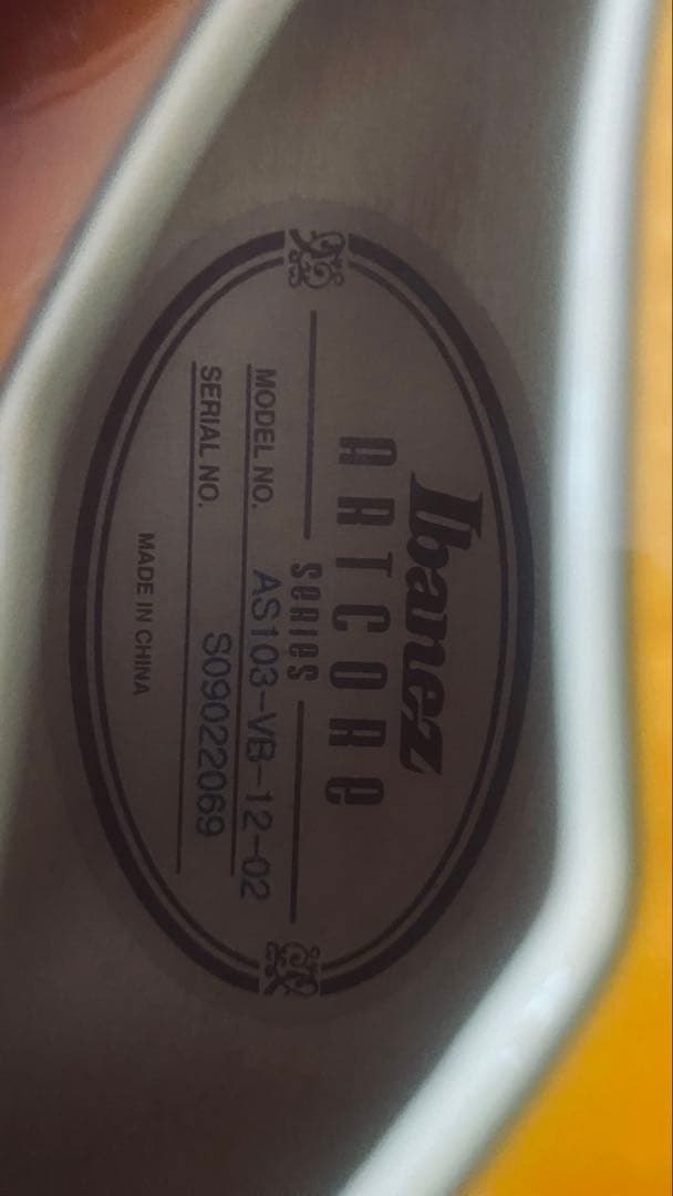 Ibanez AS-103-VB 12-02ハードケース付き - メルカリ