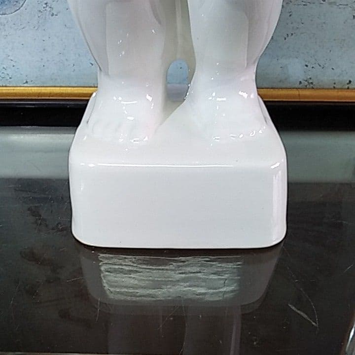 小便小僧　陶器製　置物　インテリア　オブジェ　高さ45㎝　洋風庭園