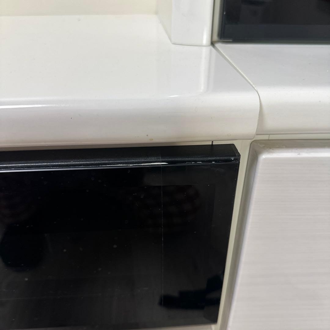 大型モダン ホワイト テレビ台 収納付き