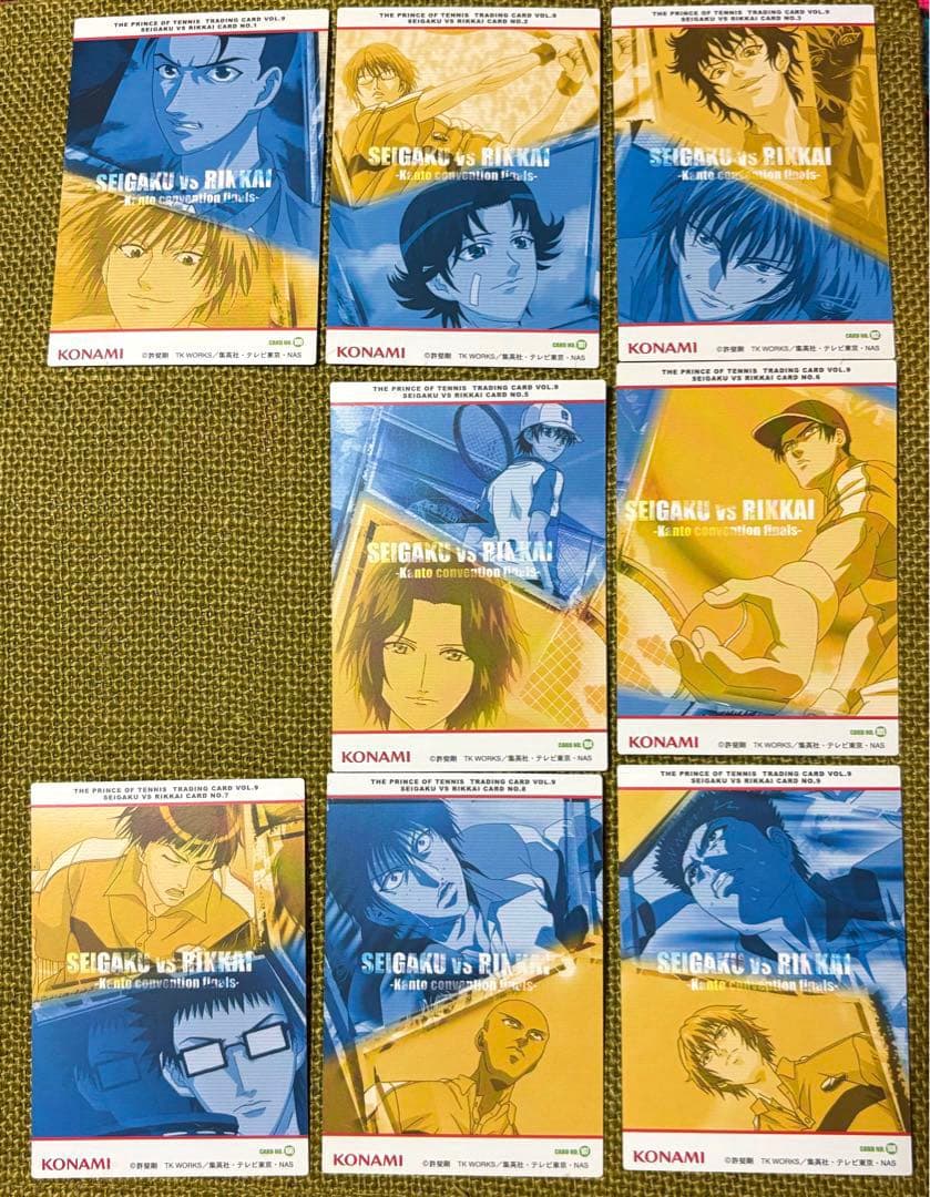 テニスの王子様 青学vs立海 VOL.9 トレーディングカード8枚セット