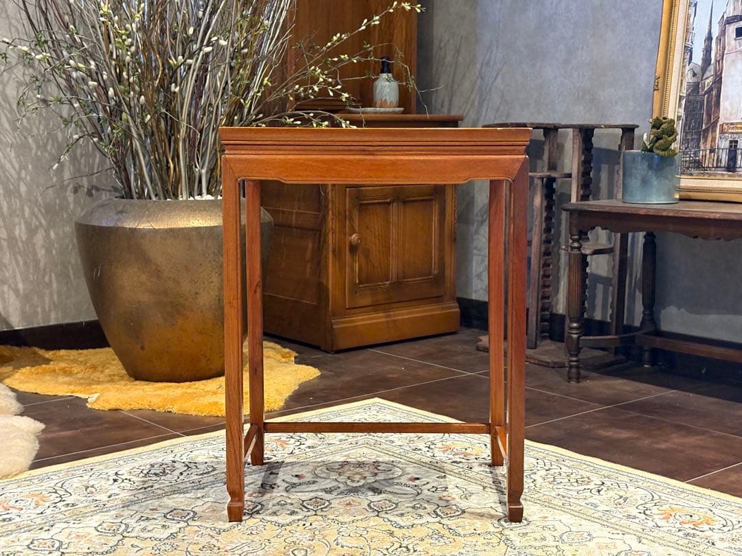 唐木 サイドテーブル コーヒーテーブル アンティーク ヴィンテージ IG
