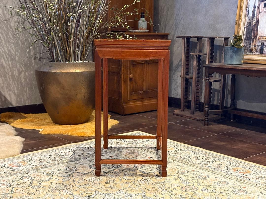 唐木 サイドテーブル コーヒーテーブル アンティーク ヴィンテージ IG