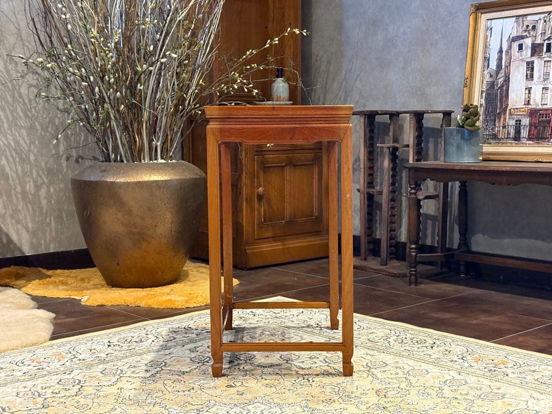 唐木 サイドテーブル コーヒーテーブル アンティーク ヴィンテージ IG