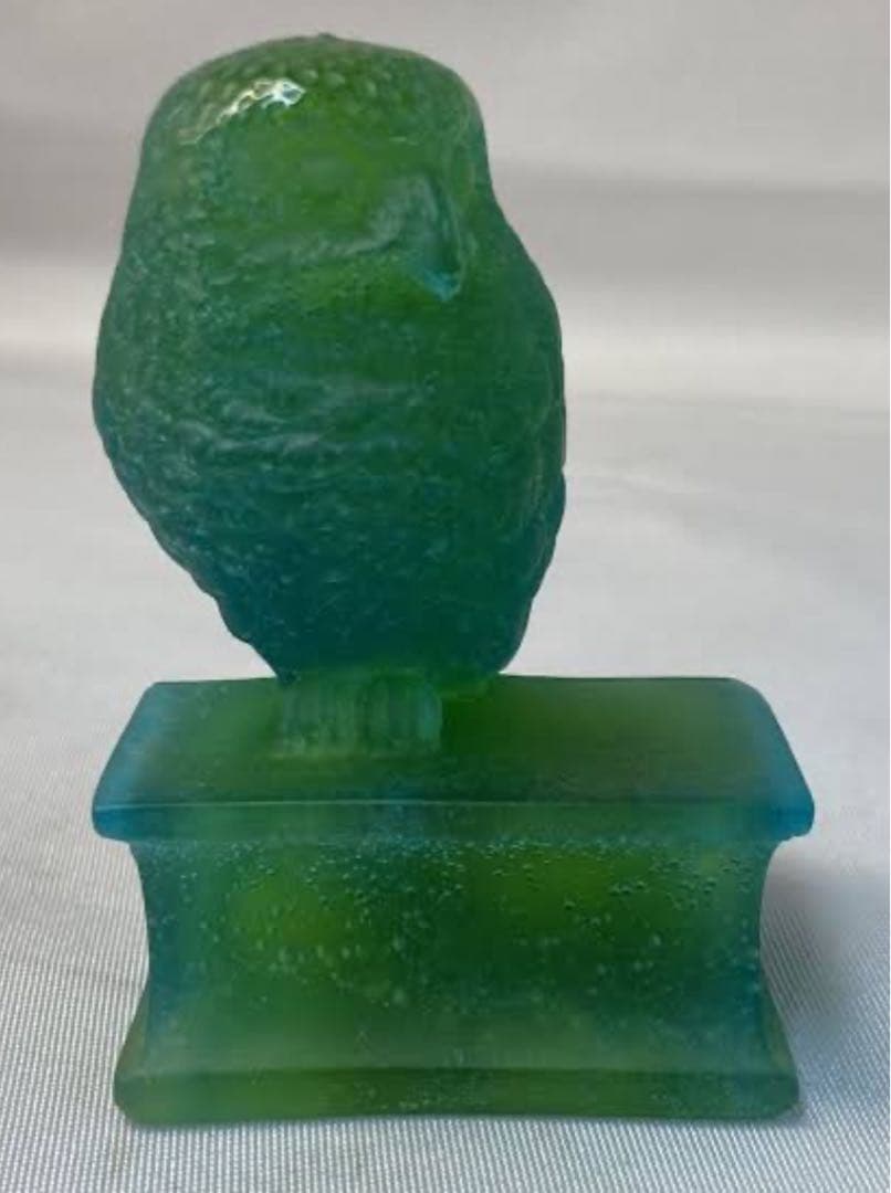 100体限定 ナンバリング有 Daum France クリスタルガラス　フクロウ