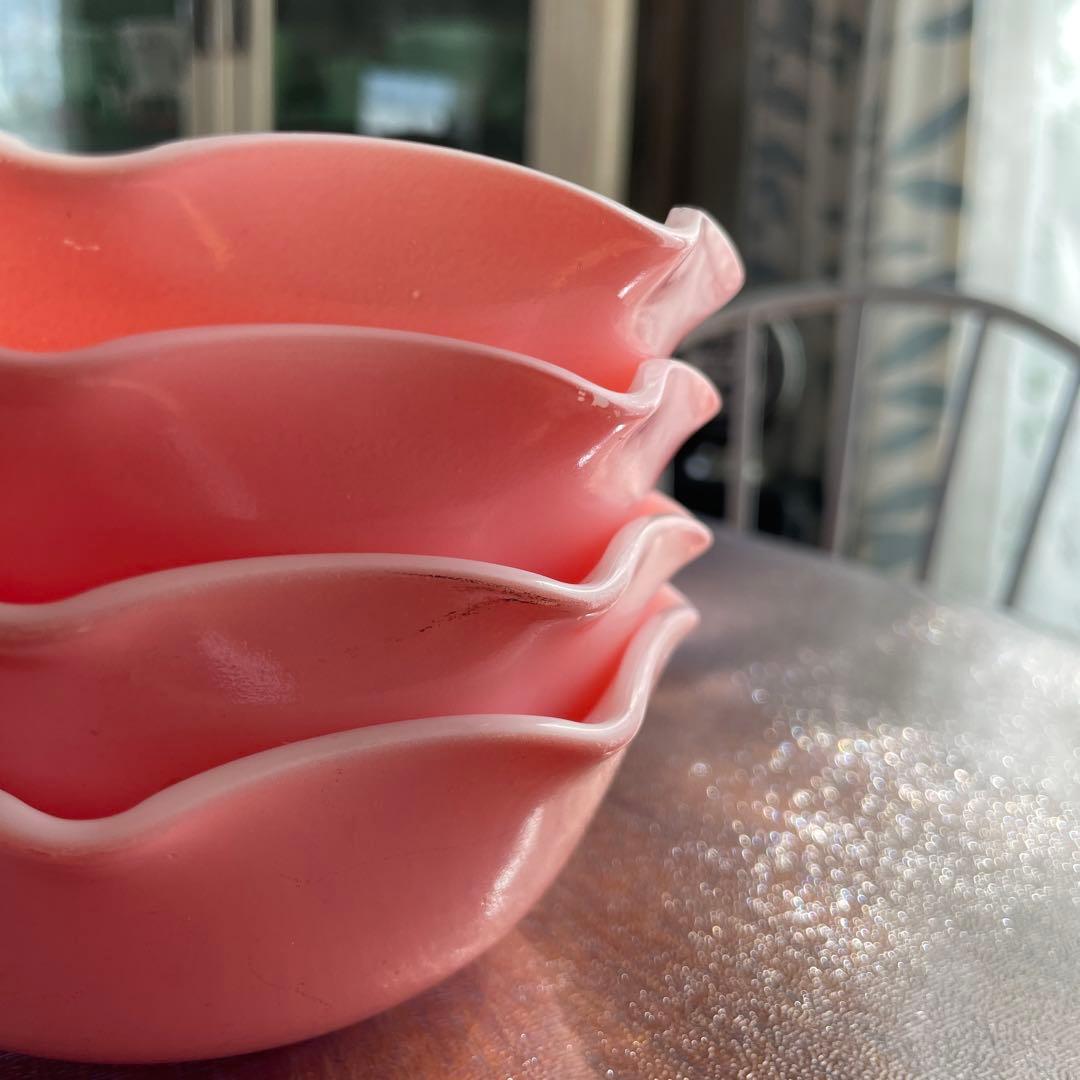 ☆セール☆アメリカンヴィンテージ ヘーゼルアトラス リップル ボウル