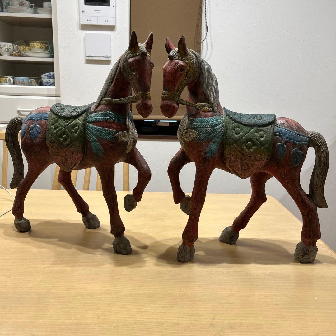 馬の彫刻②